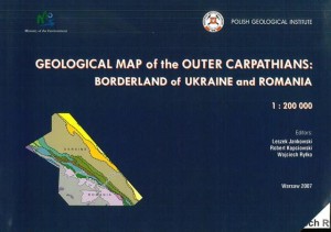 Geological map of the Outer Carpathians: borderland of Ukraine and Romania  1:200 000